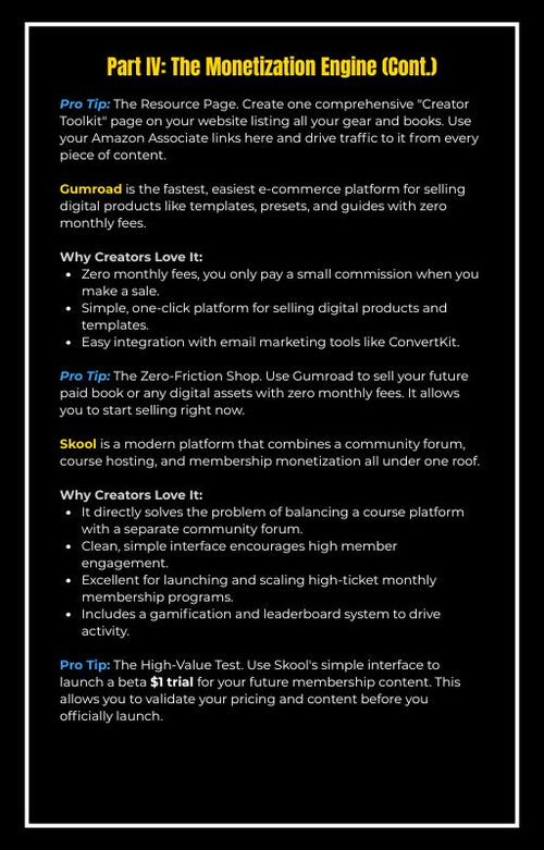 The Creator 21-Tool Empire