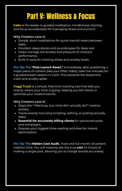 The Creator 21-Tool Empire