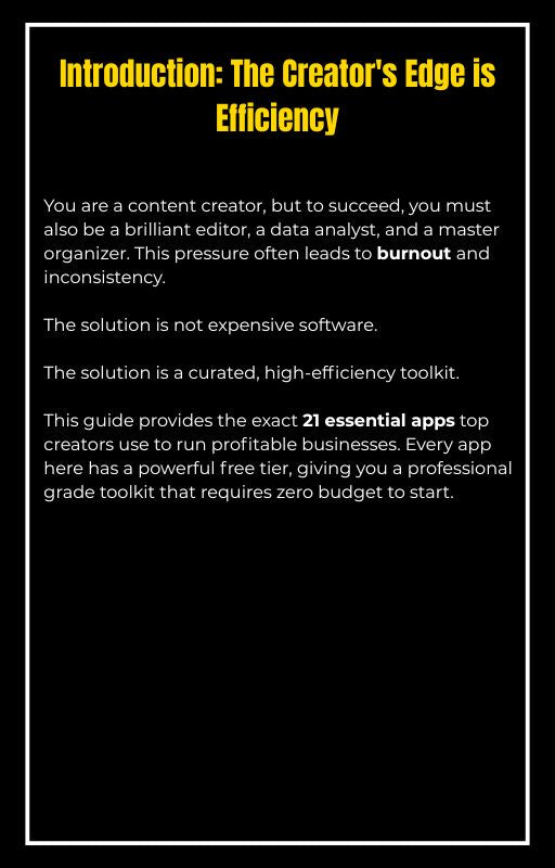 The Creator 21-Tool Empire