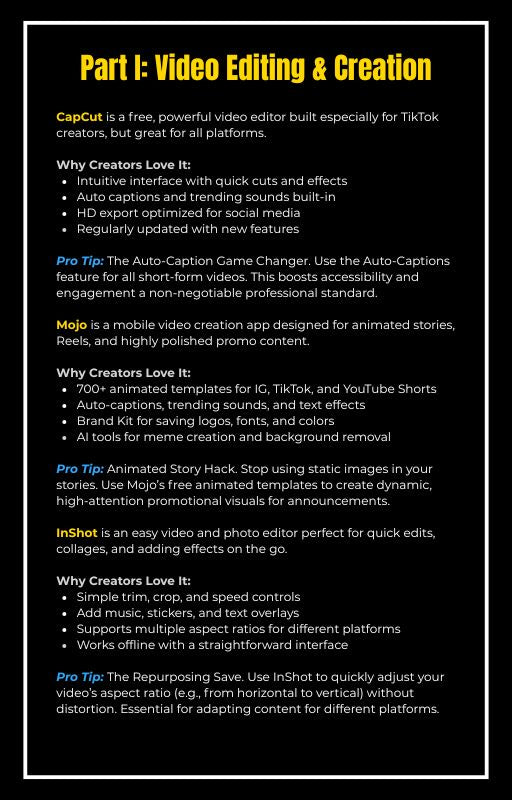 The Creator 21-Tool Empire