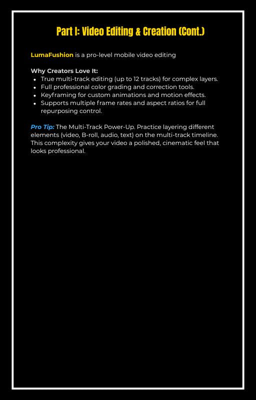 The Creator 21-Tool Empire