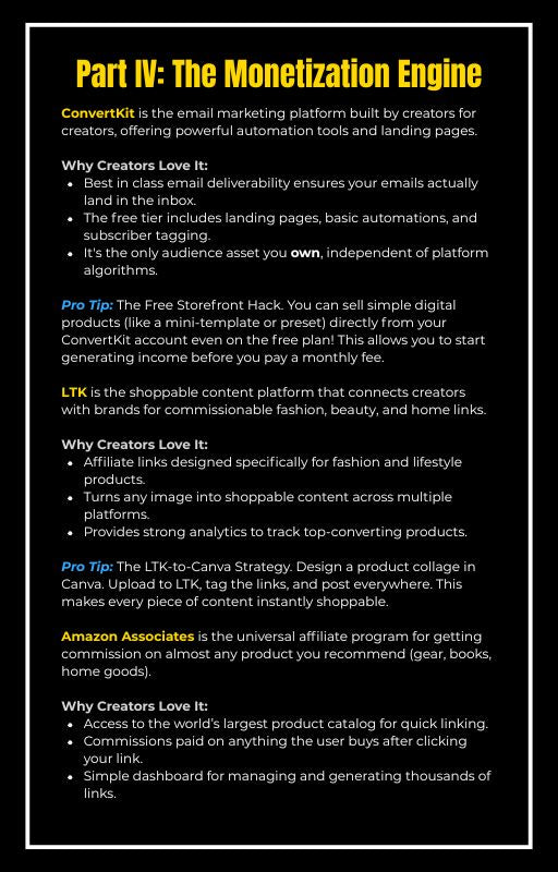 The Creator 21-Tool Empire